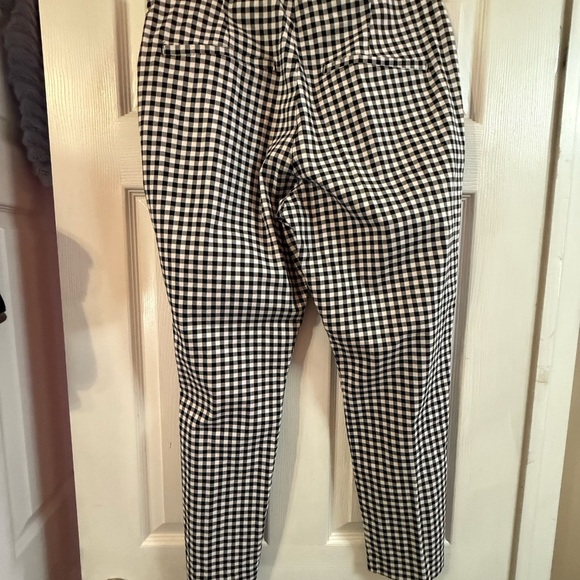 Old Navy Women's Black and White Checkered Chinos - Picture 3 of 5